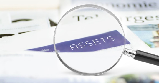 Assets under magnifying glass