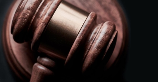 A wooden gavel