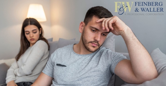 man and woman upset in a conversation