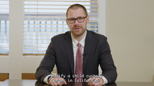 Modifying Child Custody in California